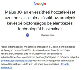 Gmail üzenet