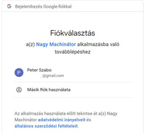 Belépés a Gmail fiókba